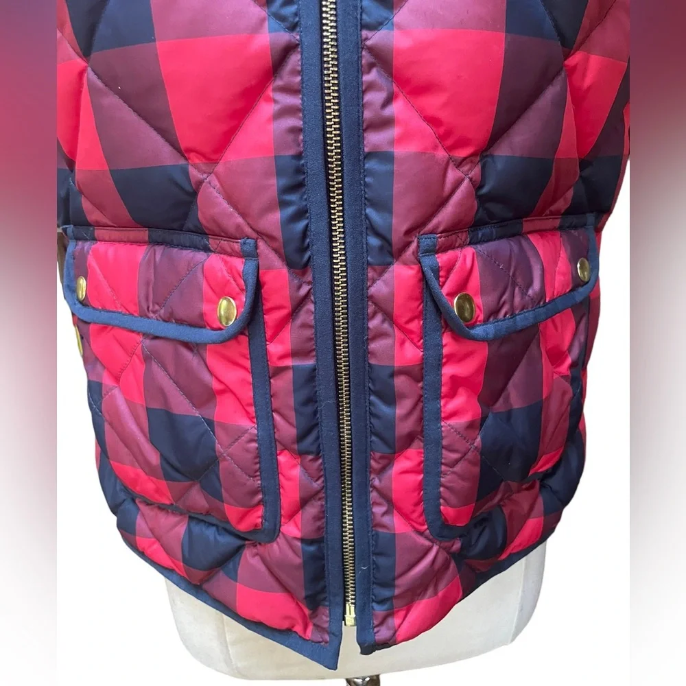 J.‎ Crew Buffalo Plaid Puffer Vest